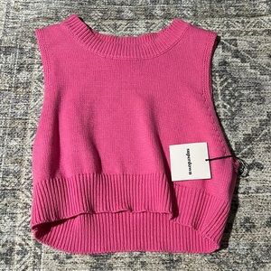 Superdown pink sweater vest